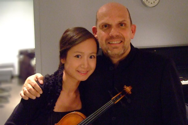 Performing with Jaap van Zweden